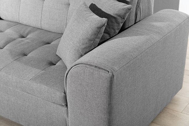 Coltar Extensibil Sorena cu Sezlong pe Stanga, Perne Incluse,